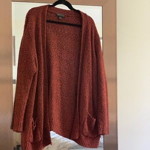 Burnt Red Cardigan